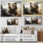 Ours, photographie de paysage monochrome - animaux, impressions sur toile-1192516933-1192516958