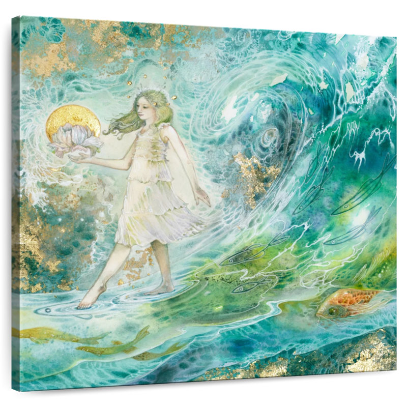 Kelan Wave Walker, 36" H x 36" W
