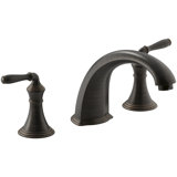 Devonshire® Double Handle Deck Mounted Roman Tub Faucet Trim