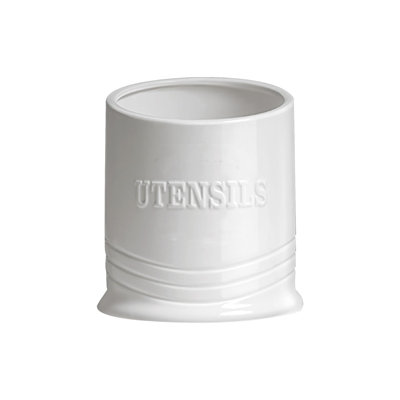 Stainless Steel Round Utensil Crock