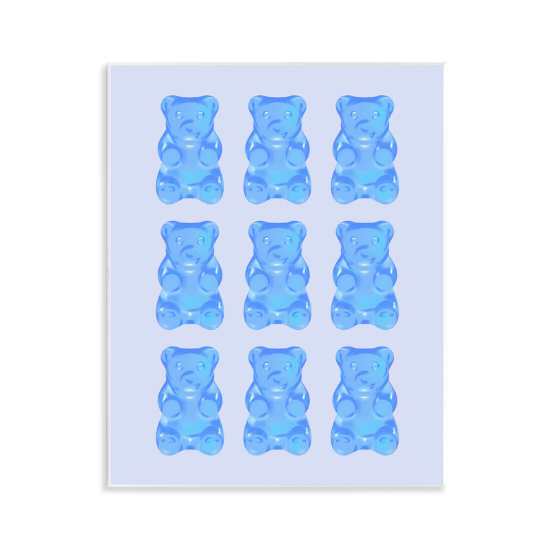  "Blue Candy Bears", art mural par House of Lulu