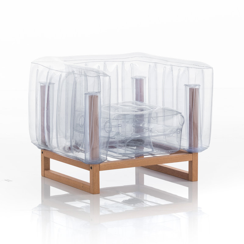 Yomi Outdoor Lounge Chair, Clear
