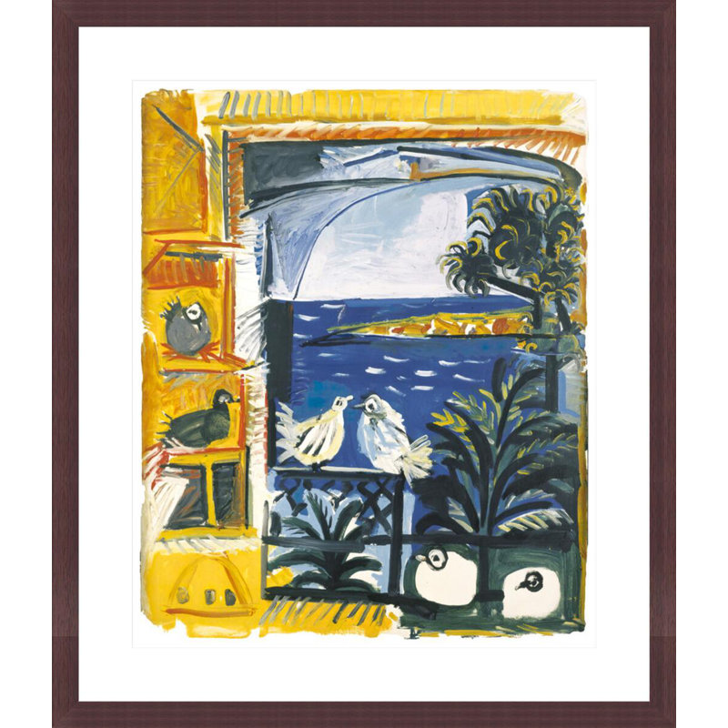 «The Pigeons» par Pablo Picasso, impression giclée sur cadre, H 27,44 po x l 23,5 po