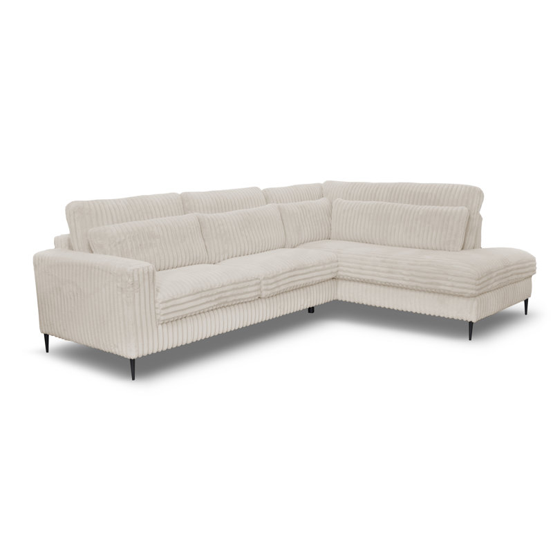 Edelare 4 Seater Corner Sofa , Right, Ivory