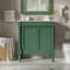 Meuble-lavabo 30 po avec lavabo en céramique-1102885756