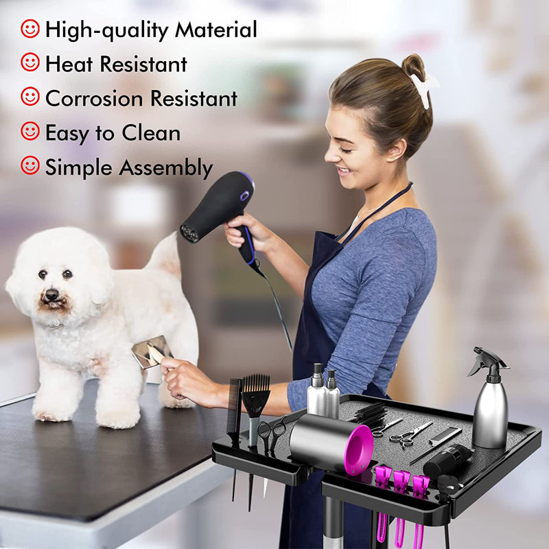 K-Salon Professional Hair Salon Trolley Utility Cart with Wheels & Reviews | Wayfair