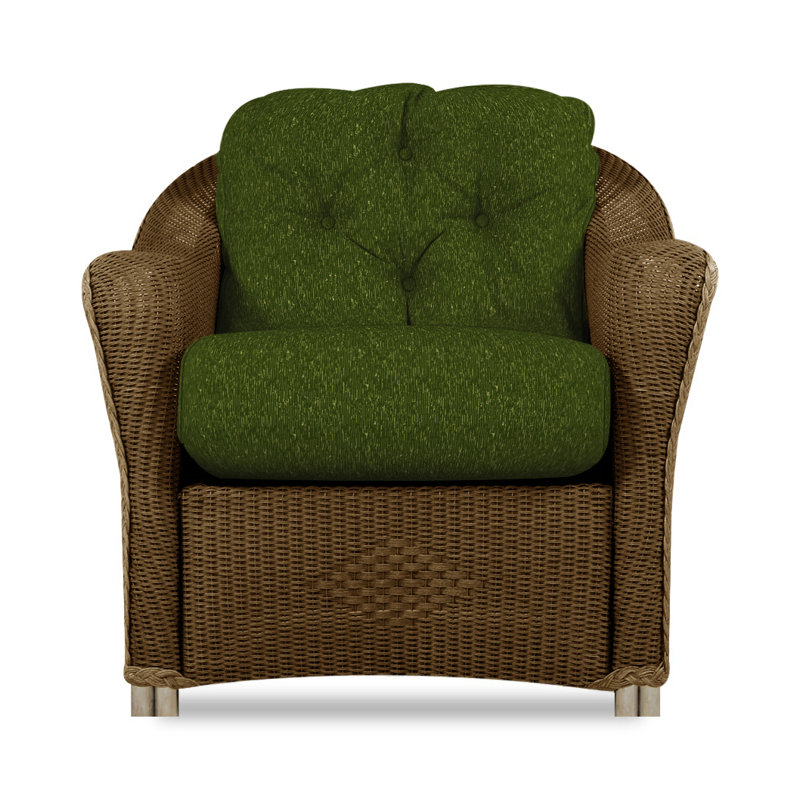 Reflections Outdoor Lounge Chair, Bark, Rollo Linen