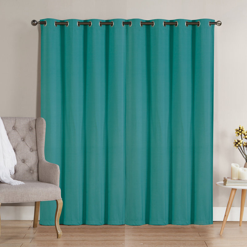 Rideau occultant Neil, Turquoise, L 52 po x L 90 po
