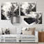 «Grey Foggy Fairytale Castle», art mural fantastique en métal-469002092