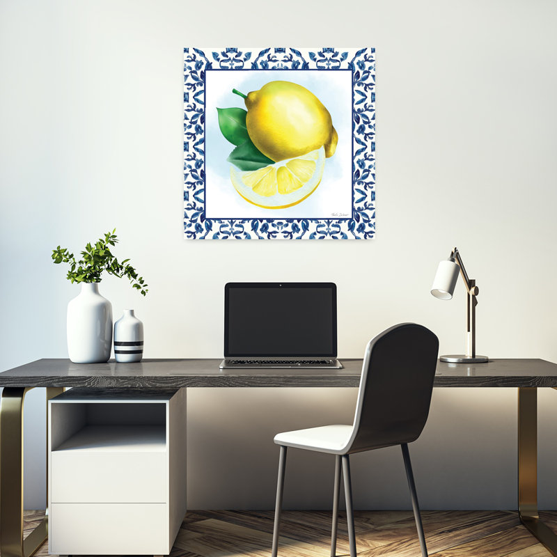 Trellis contemporain avec tranche de citron, H 18 po x l 18 po