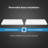 OVE Decors 60" x 36" Rectangle Shower Base Pan, White Acrylic, Hidden Side Drain, Reversible Design