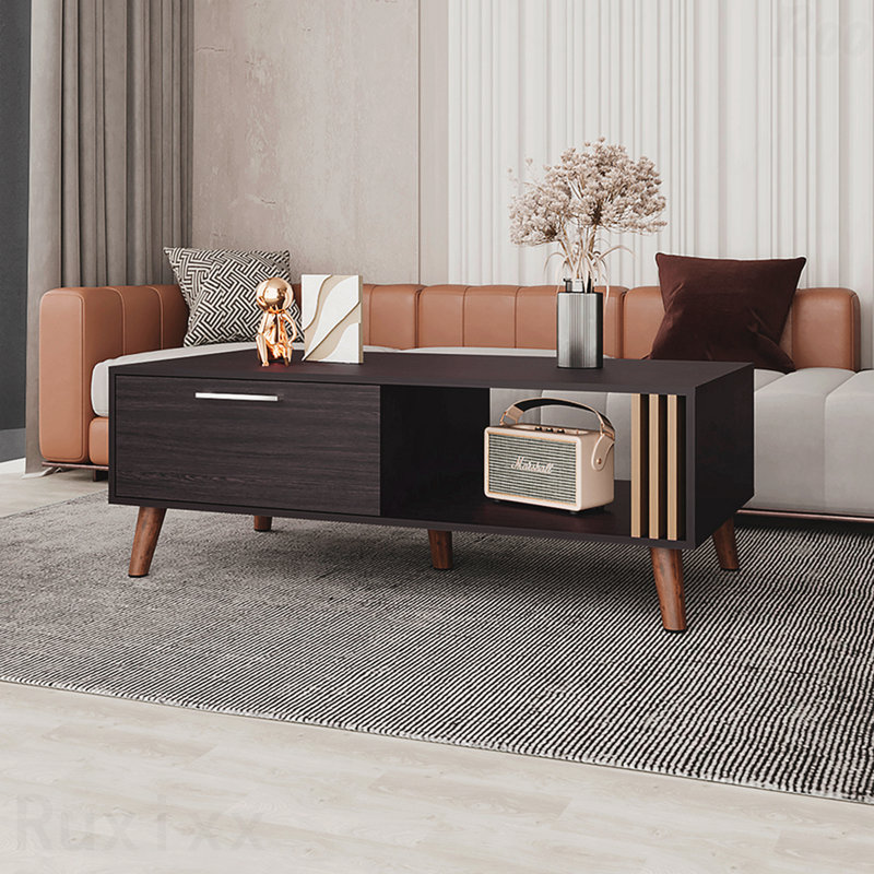 Table basse pour salon finition chêne clair