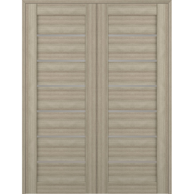 Porte française Alba, 63,5 po x 79,38 po, Shambor, Réversible