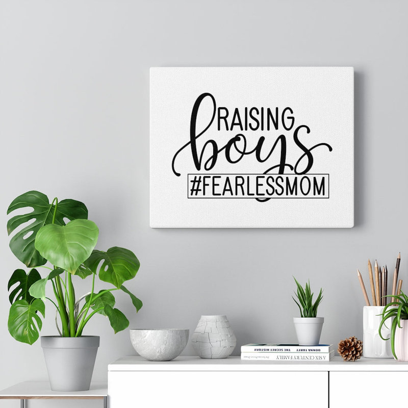 Raising Boys - Wrapped Canvas Print, 61cm H x 76cm W