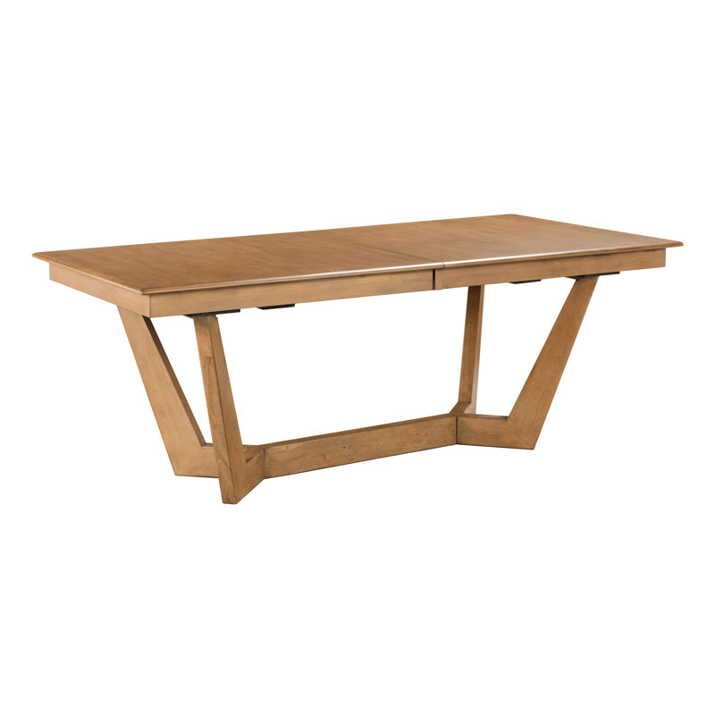 80 Extendable Rectangular Trestle Dining Table, 30" H x 40" W x 80" D