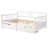White Full Daybed With Two Drawers - Structure, Space Saving Benefit, Multi-functional Decoration, Easy To Assemble Bed Size Drawers, Strong Construction, Attribute, Belonging, Simple Assembly Process-1404379132