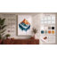 Mountain in White Boho - Wrapped Canvas-1265322029-1265322026