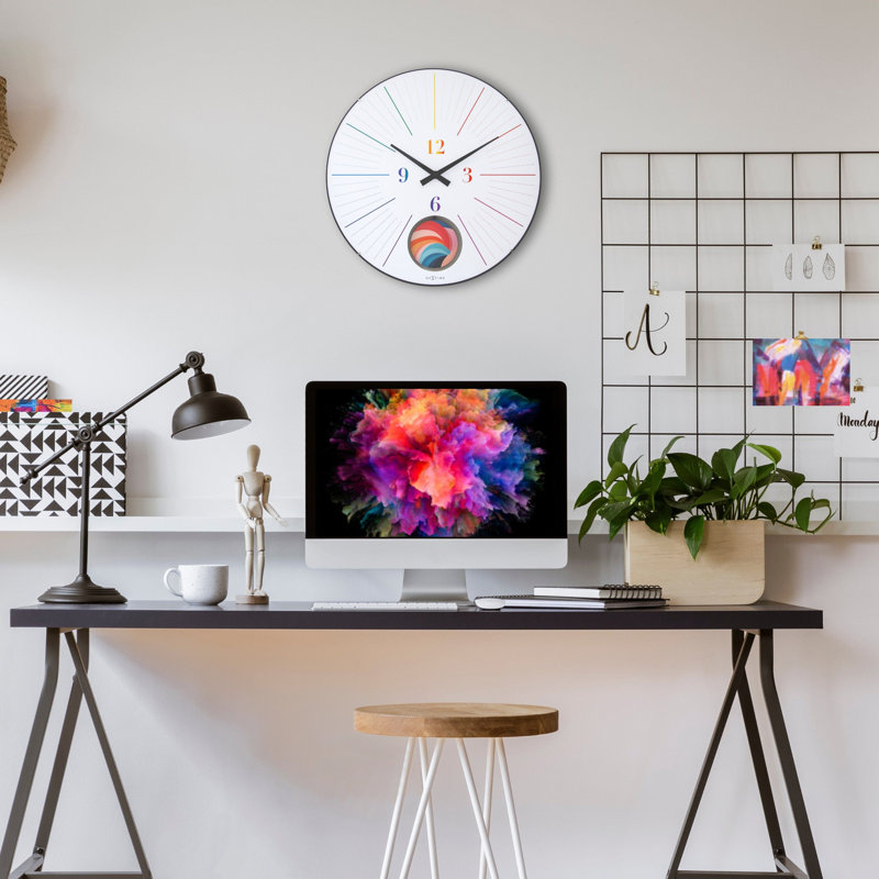 Citybeat Glass Analogue Wall Clock