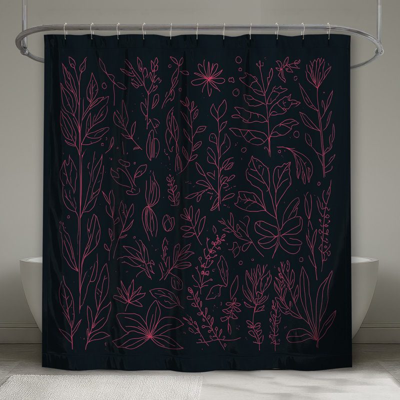 Rideaux de douche Botanical, L 70 po x H 84 po