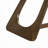 Lery Dining Table, 94 Inch Rectangular Top W Angled Base, Walnut Brown