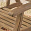 Fauteuil à bascule en bois gris avec résistance aux intempéries et repose-pieds