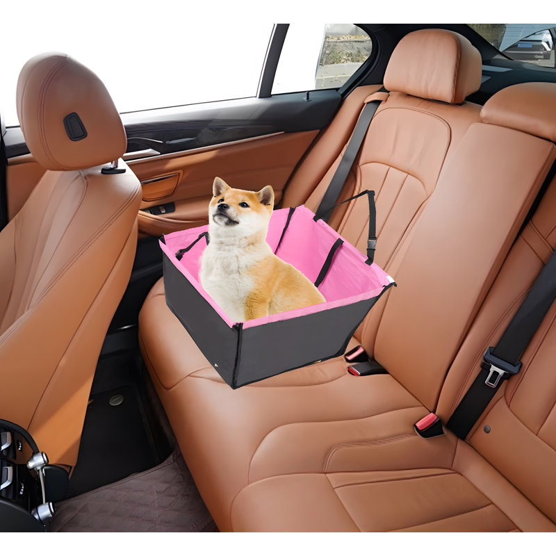 Siège d'auto en polyester Puppy, Rose