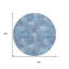Tapis intérieur lavable à pois 8 po Denim