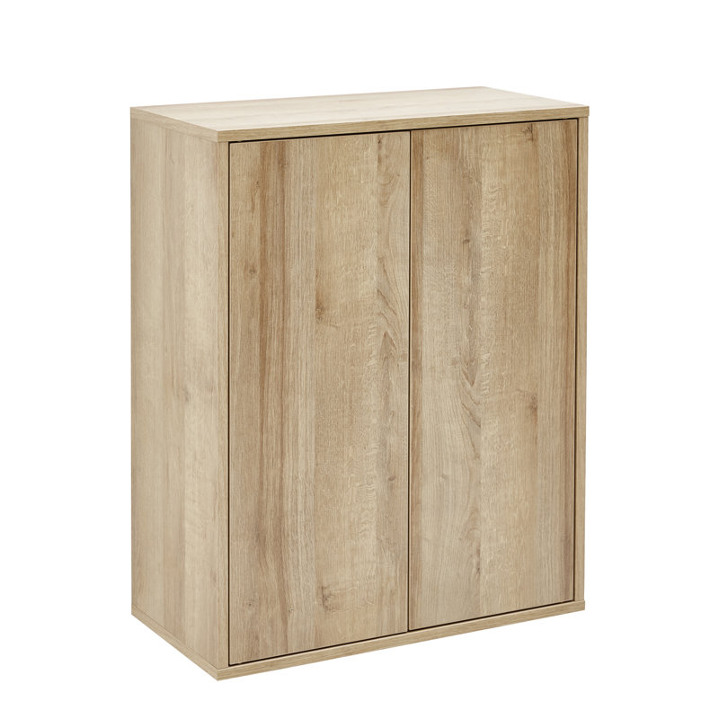 Finn 60cm W x 75cm H x 30.5cm D Drill / Screw Bathroom Cabinet, Brown
