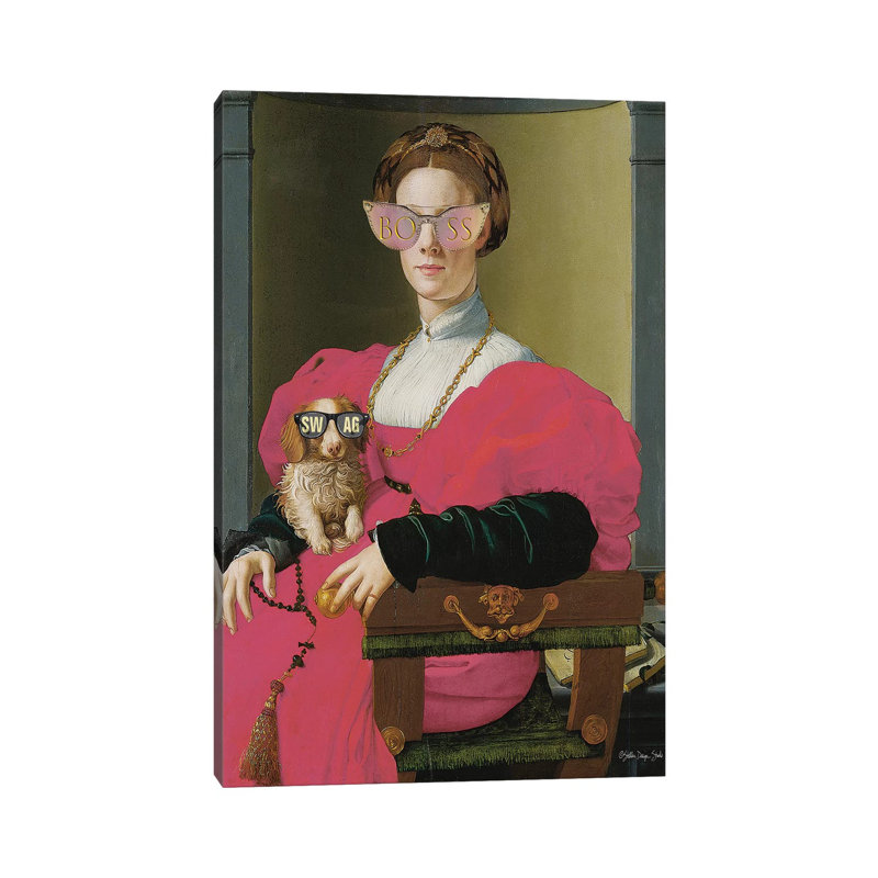 Boss Lady by Stellar Design Studio - Gallery-Wrapped Canvas Giclée on Canvas, Canvas, 20.32 cm H x 30.48 cm W