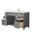 Beckett 54" Freestanding Single Bathroom Vanity with Quartz Top-108351825-108351828-108351833