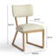 Chaise en cuir Lowrey