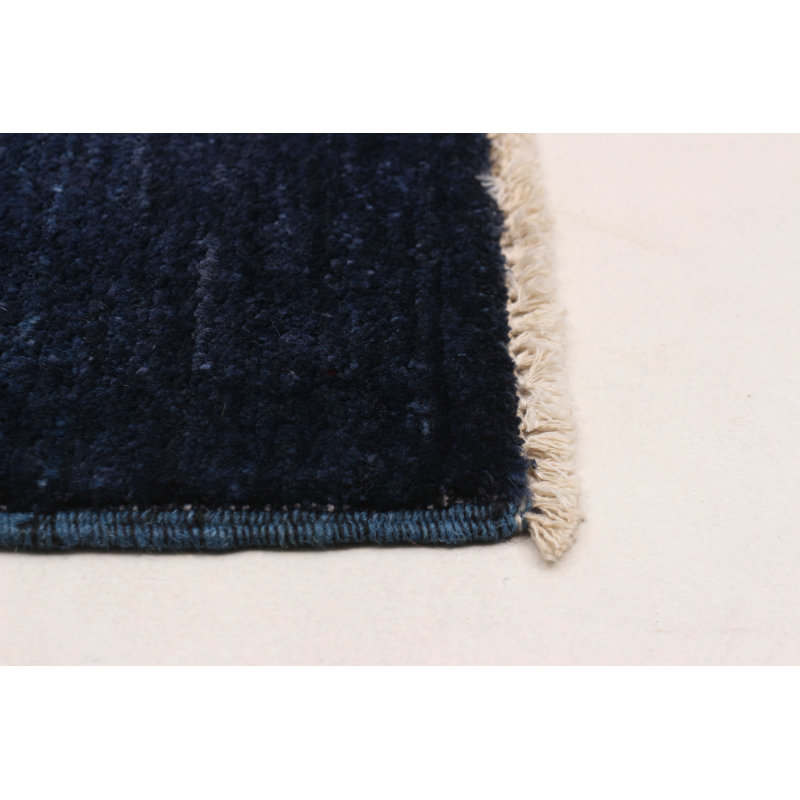 Tapis bleu marine 3 pi 10 po x 6 pi 0 po Pak Finest Gabbeh