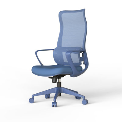 Ergonomic High-Back Mesh Office Chair with Adjustable Lumbar Support, 360 Degrees Swivel