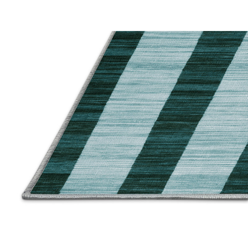 Tapis botanique lavable à la machine, Rond 8 pi