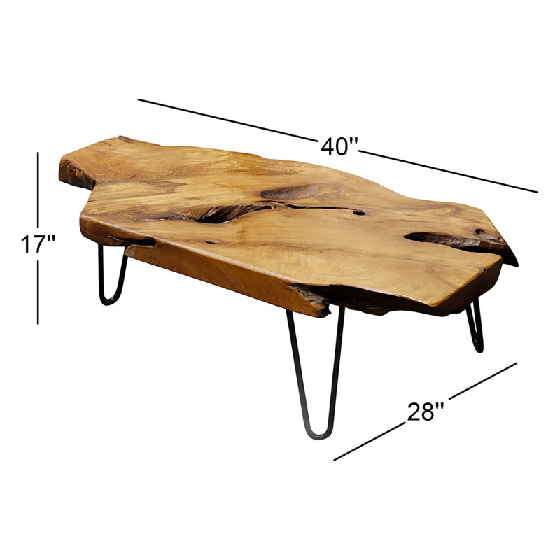 Thaxton Solid Wood Single Coffee Table