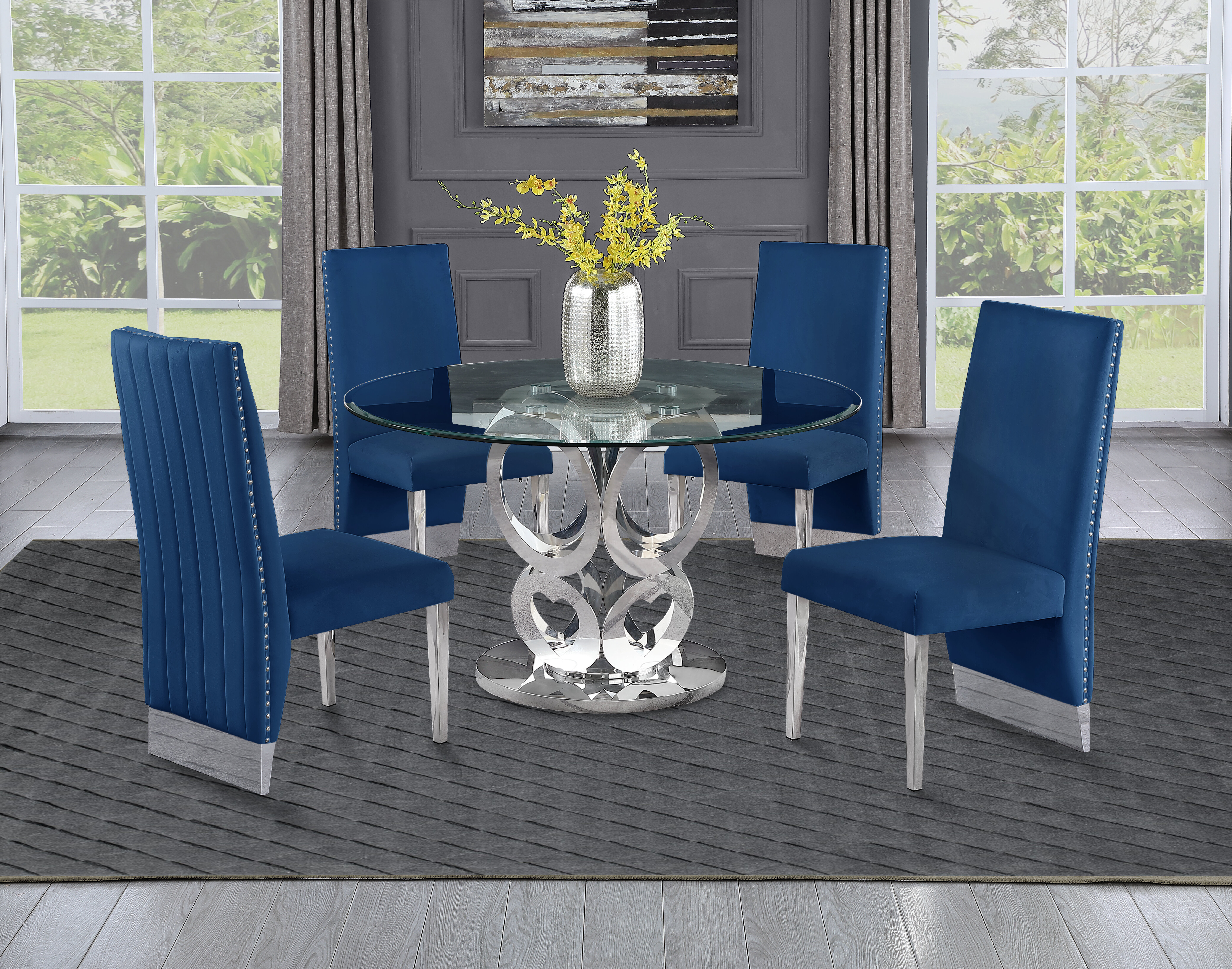 Blue 2025 dinette set