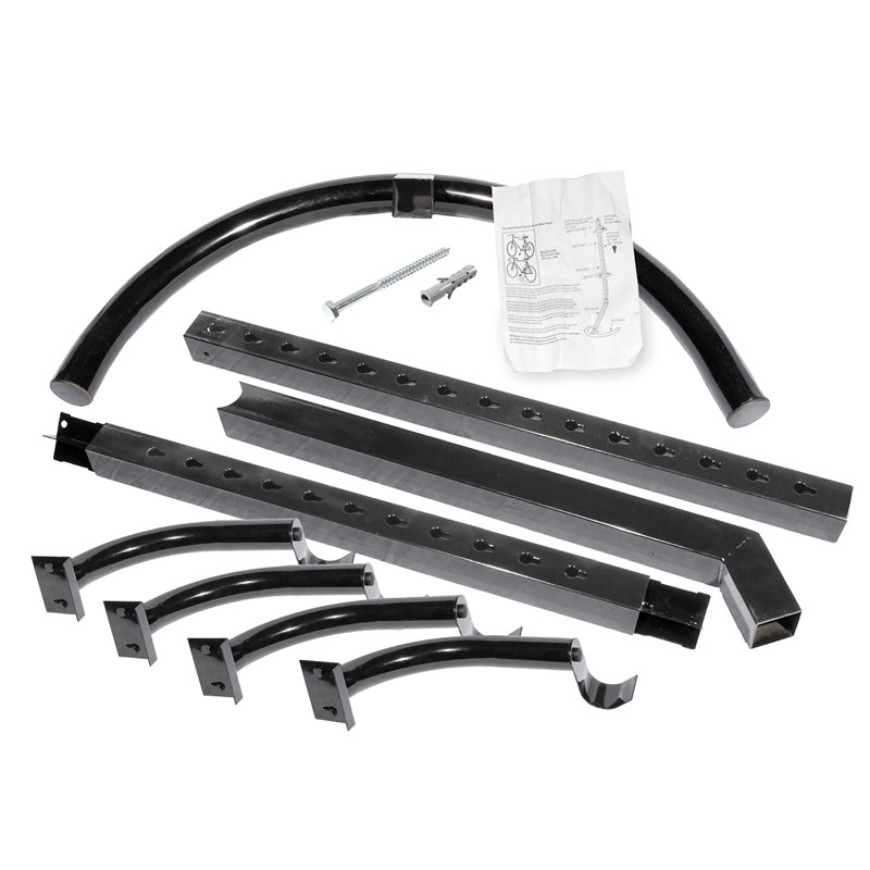 Black Steel Gravity Bike Stand Bicycle Rack for Storage or Display