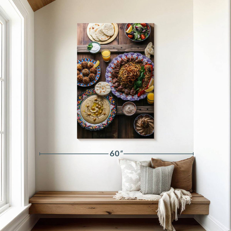 Yarlin Middle Eastern Meze, 45" H x 30" W