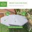 Grand poulailler en métal pour poulets, canards et lapins Pawhut