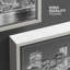 «Architecture Building», art de toile de Manhattan et pont de Brooklyn noir et blanc, art de la maison-101091419-101091421-121282989