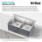 KRAUS Standart PRO Drop In 16 Gauge Bar Stainless Steel Kitchen Sink-98155466-98155467