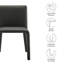 Chaise rembourrée en cuir Rhodes-109758099