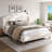 Romano Boucle Upholstered Platform Bed-2050248455