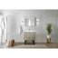Ensemble de meuble-lavabo rustique en acacia l 30 po x P 20 po, comptoir en quartz et robinet-1759004835