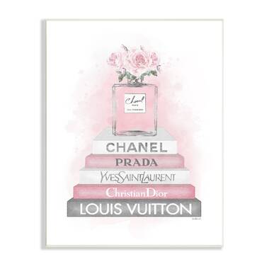 Stupell Industries Pink Luxury Perfume Bottles Canvas Wall Art