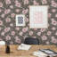Papier peint adhésif rose