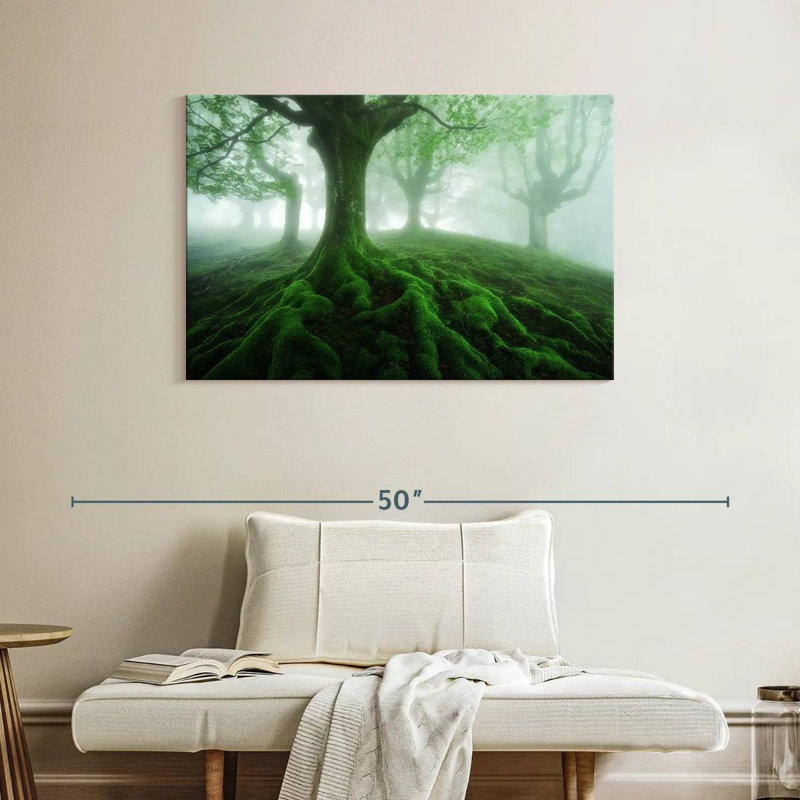 Forêt brumeuse Alvord Mossy, H 26 po x l 39 po