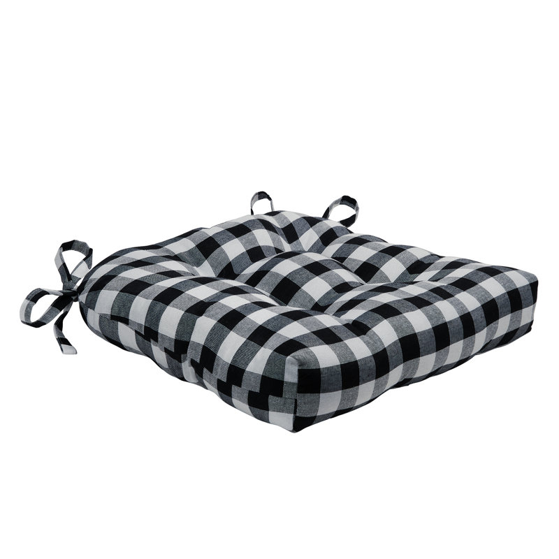 Coussin de chaise d'intérieur Buffalo, Noir