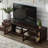 American rural solid wood style TV stand