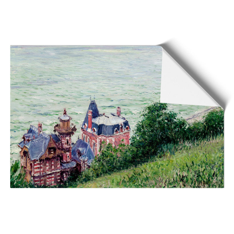 Villas At Trouville by Gustave Caillebotte - No Frame Painting, 42cm H x 59cm W x 0.1cm D